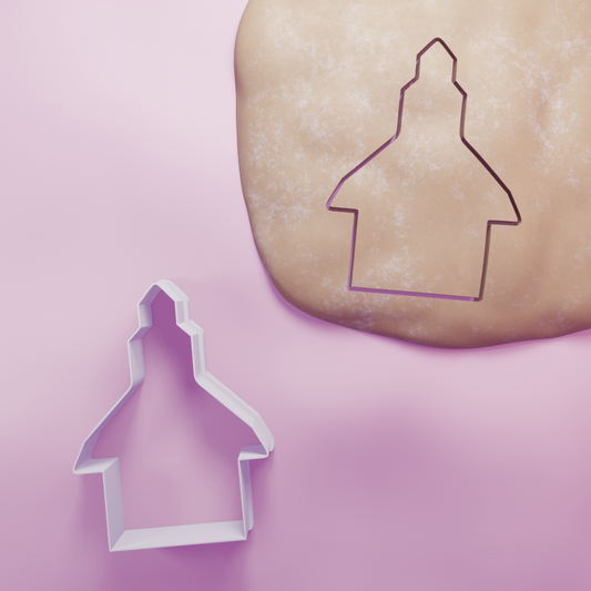 Church Building Cookie Cutter Biscuit dough baking sugar cookie gingerbread
