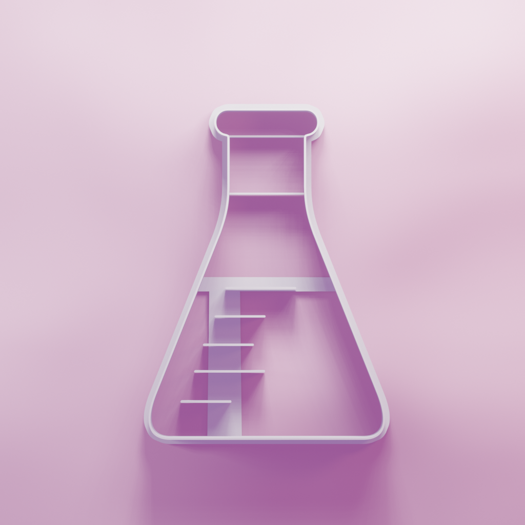 Conical Flask Detail Cookie Cutter Biscuit dough baking sugar cookie gingerbread