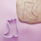 Cowboy Boot Cookie Cutter Biscuit dough baking sugar cookie gingerbread