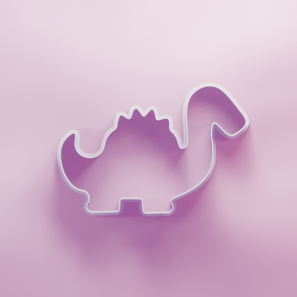 Dino Pointy Back Cookie Cutter Biscuit dough baking sugar cookie gingerbread