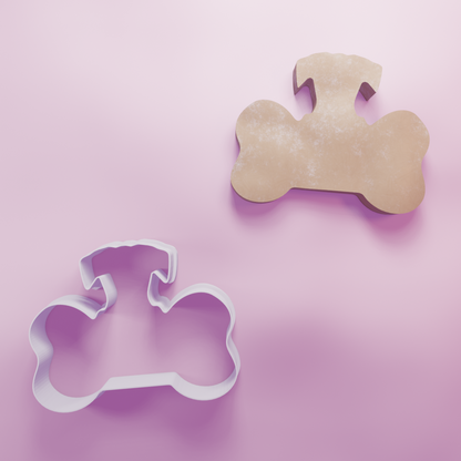 Dog with bone Cookie Cutter Biscuit dough baking sugar cookie gingerbread