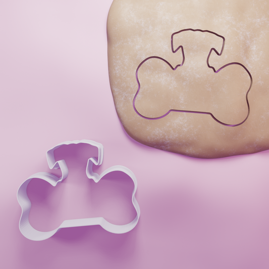 Dog with bone Cookie Cutter Biscuit dough baking sugar cookie gingerbread