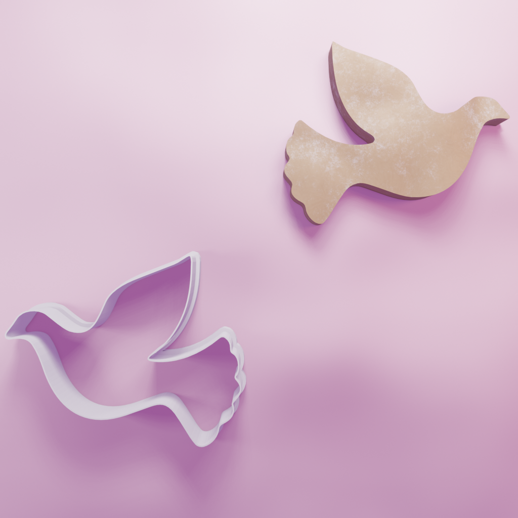 Dove Cookie Cutter Biscuit dough baking sugar cookie gingerbread