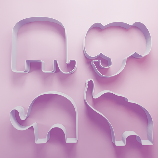 Elephant Pack – Cookie Cutters Biscuit dough baking sugar cookie gingerbread