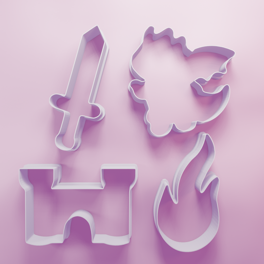 Fantasy Pack – Cookie Cutters Biscuit dough baking sugar cookie gingerbread