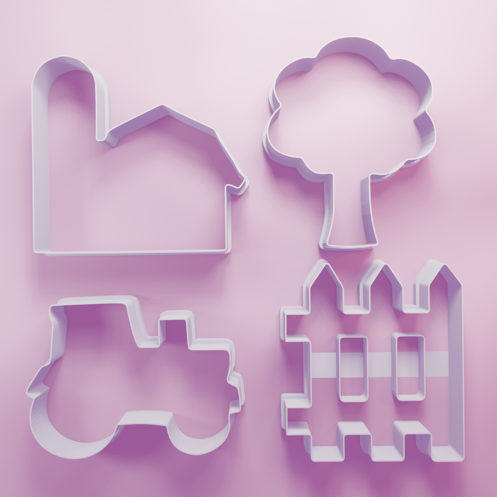 Farm Pack – Cookie Cutters Biscuit dough baking sugar cookie gingerbread