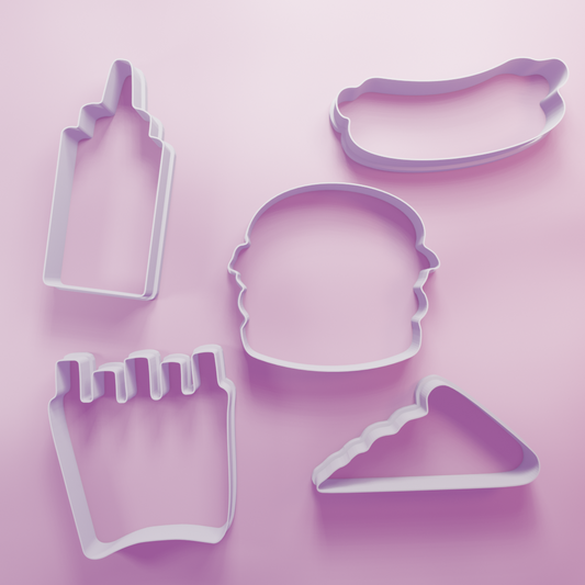 Fast Food Pack – Cookie Cutters Biscuit dough baking sugar cookie gingerbread