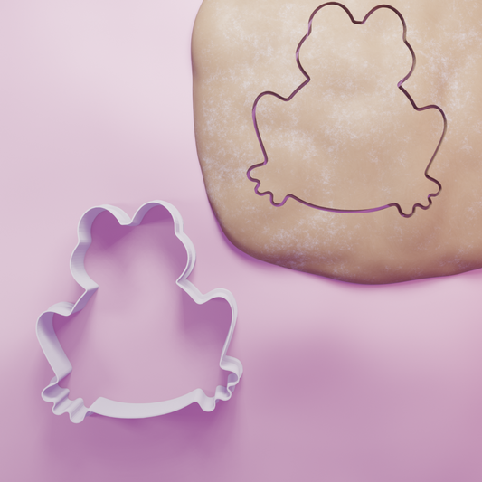 Frog Front Cookie Cutter Biscuit dough baking sugar cookie gingerbread