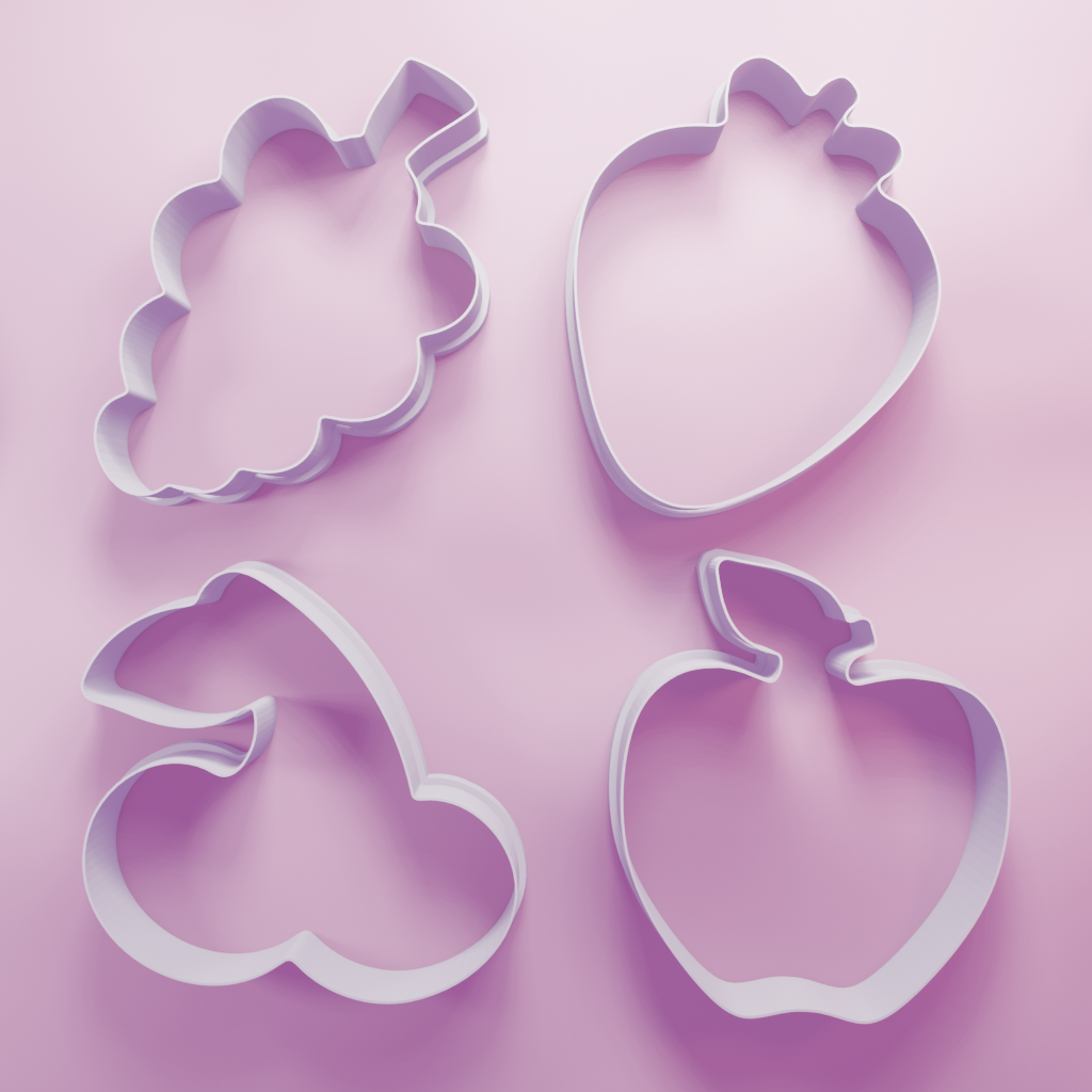 Fruit 3 Pack – Cookie Cutters Biscuit dough baking sugar cookie gingerbread