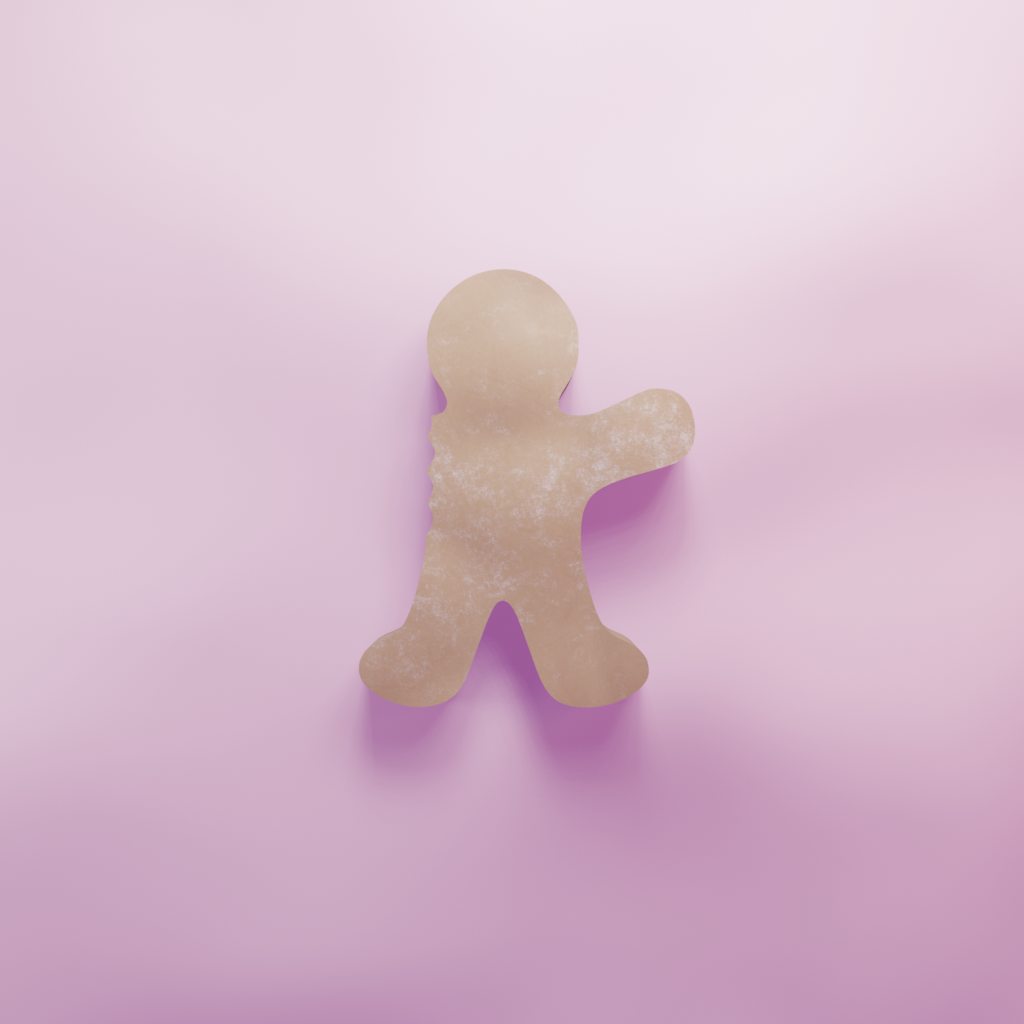 GingerBread man Bitten Arm Cookie Cutter Biscuit dough baking sugar cookie gingerbread