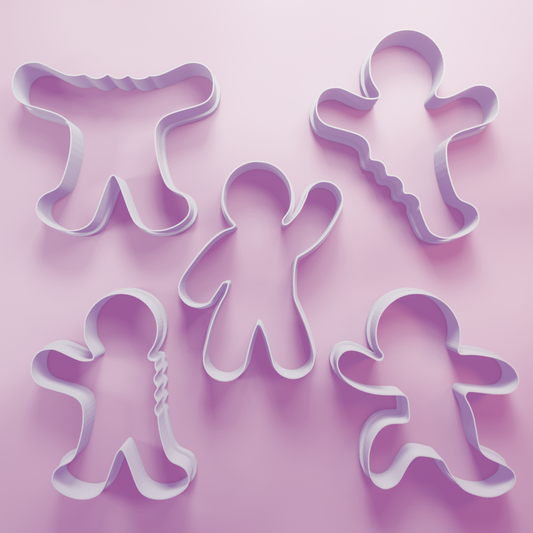Gingerbread Man Pack – Cookie Cutters Biscuit dough baking sugar cookie gingerbread