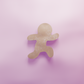 Gingerbread man running Cookie Cutter Biscuit dough baking sugar cookie gingerbread