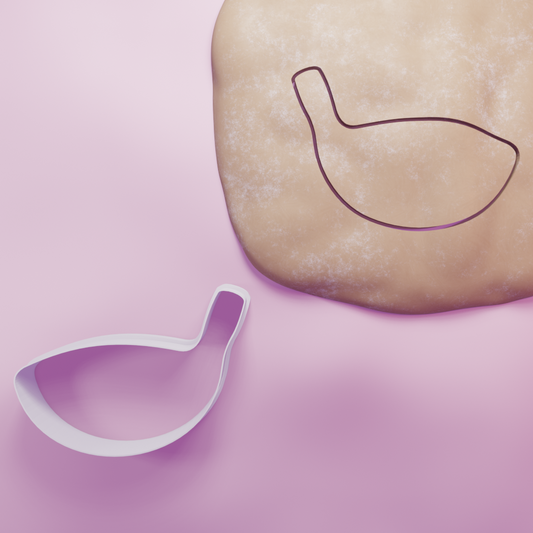 Golf Club Head Cookie Cutter Biscuit dough baking sugar cookie gingerbread