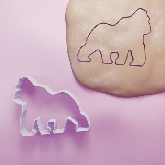 Gorilla Cookie Cutter Biscuit dough baking sugar cookie gingerbread