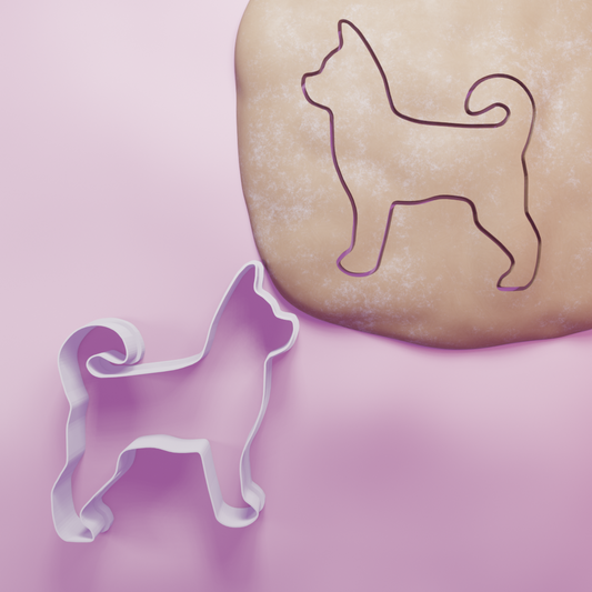 Husky Puppy Dog Cookie Cutter Biscuit dough baking sugar cookie gingerbread