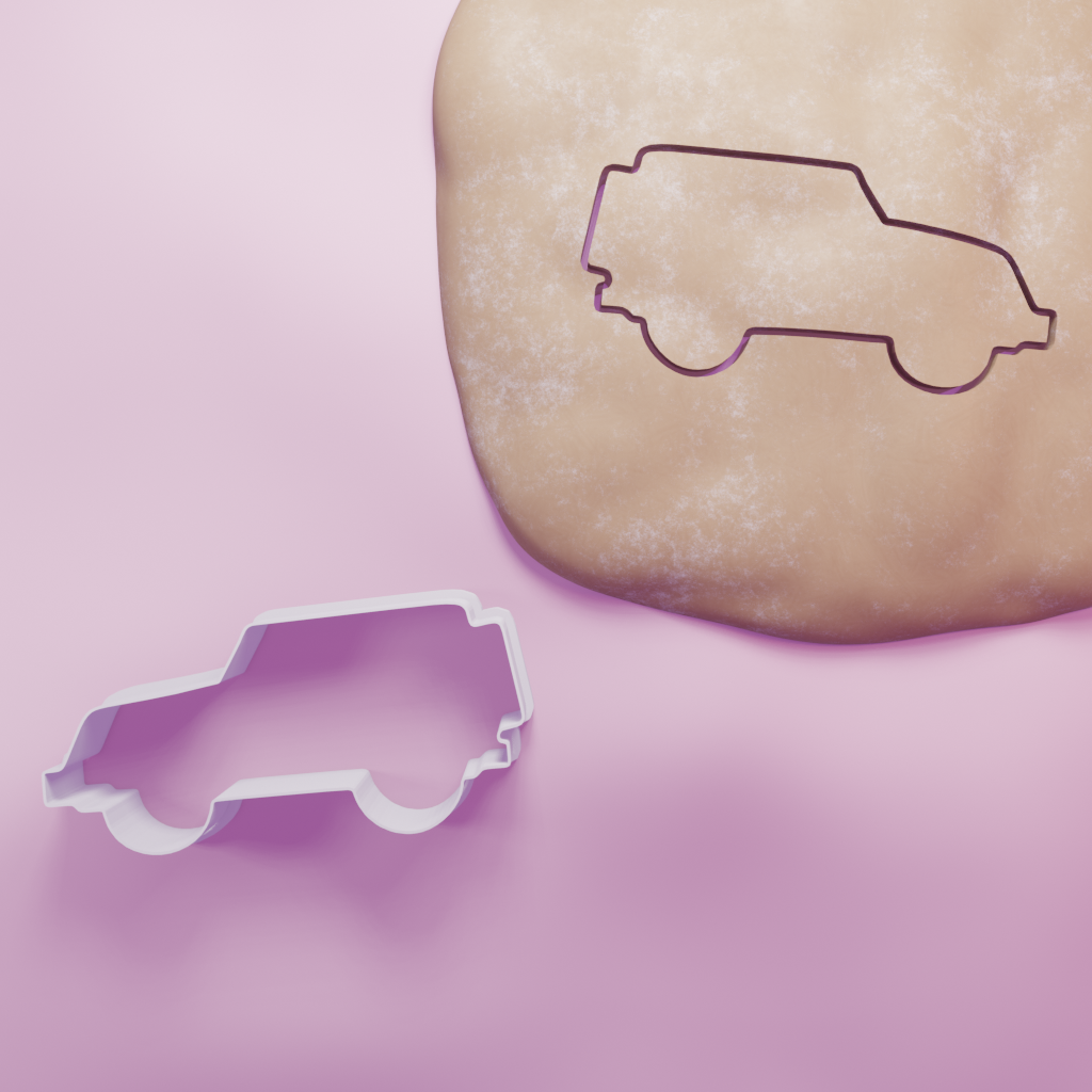 Jeep Cookie Cutter Biscuit dough baking sugar cookie gingerbread