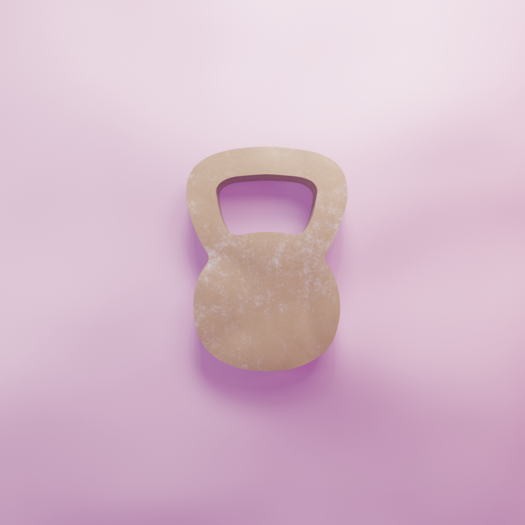 Kettlebell Cookie Cutter Biscuit dough baking sugar cookie gingerbread
