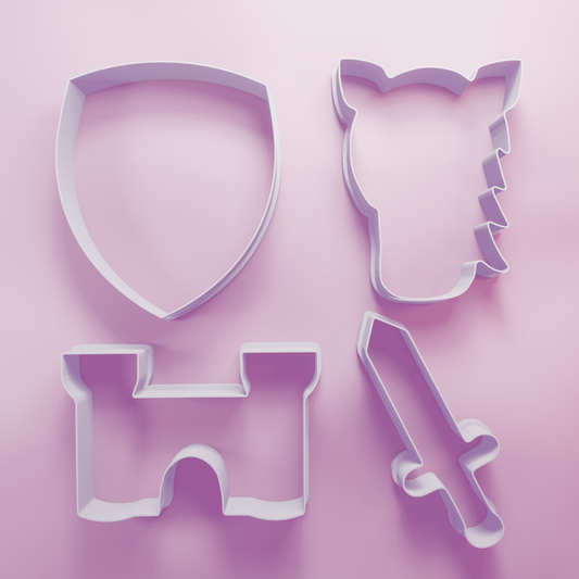 Knight Pack – Cookie Cutters Biscuit dough baking sugar cookie gingerbread