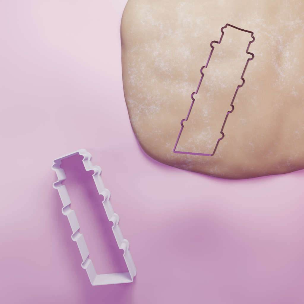 Leaning tower of Pisa Cookie Cutter Biscuit dough baking sugar cookie gingerbread