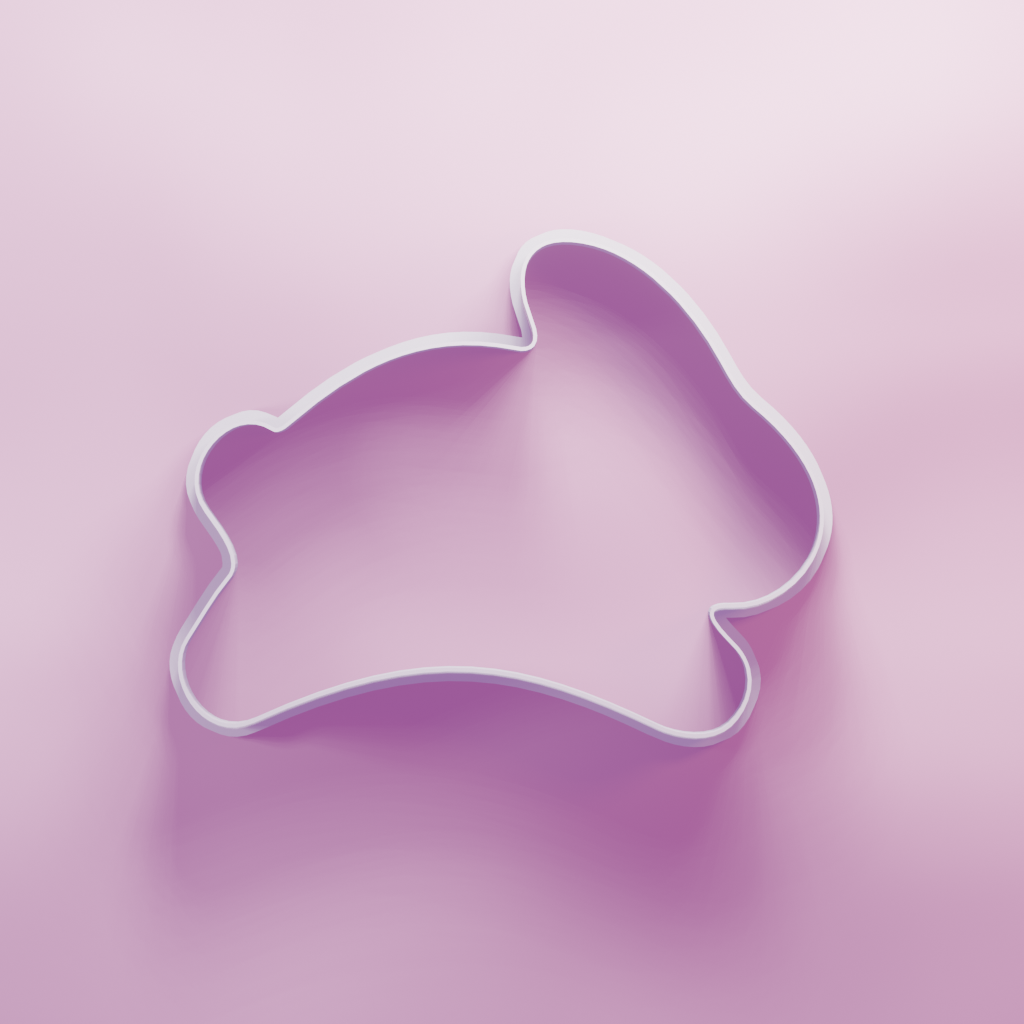 Leaping Bunny Cookie Cutter Biscuit dough baking sugar cookie gingerbread