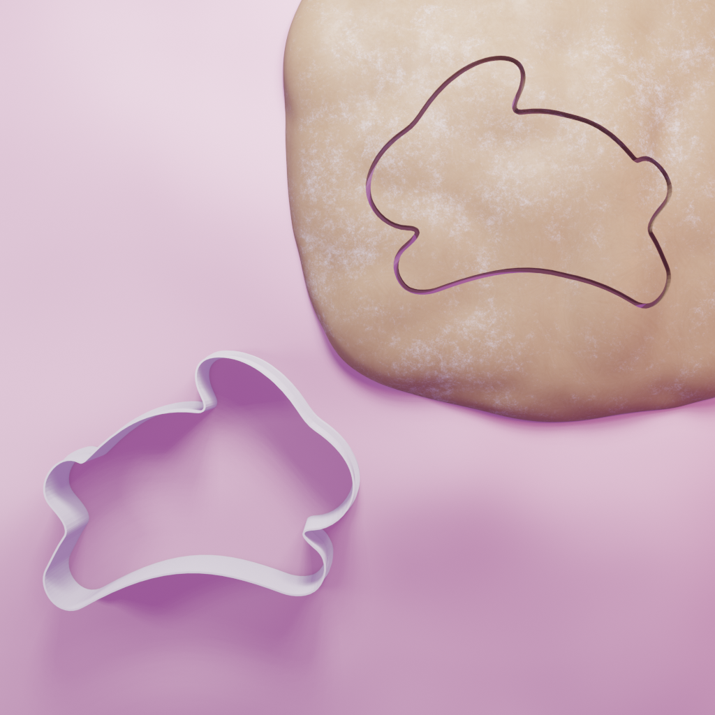 Leaping Bunny Cookie Cutter Biscuit dough baking sugar cookie gingerbread