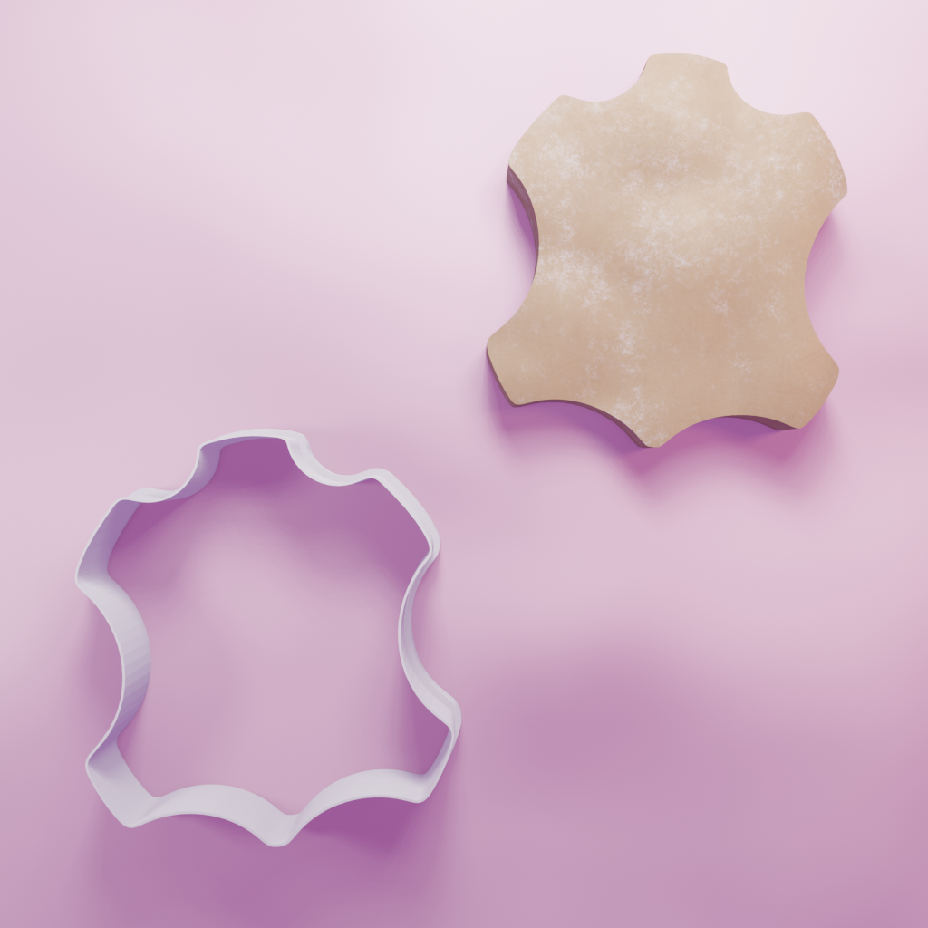 Leather Cookie Cutter Biscuit dough baking sugar cookie gingerbread