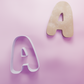 Letter A Cookie Cutter Biscuit dough baking sugar cookie gingerbread