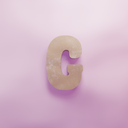 Letter G Cookie Cutter Biscuit dough baking sugar cookie gingerbread