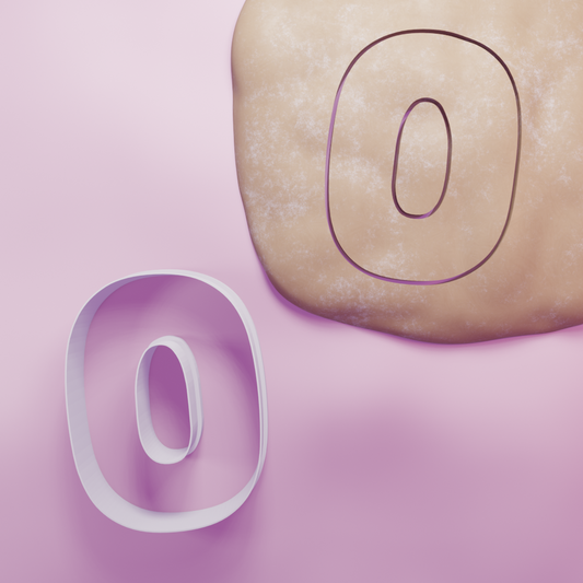 Letter O Cookie Cutter Biscuit dough baking sugar cookie gingerbread