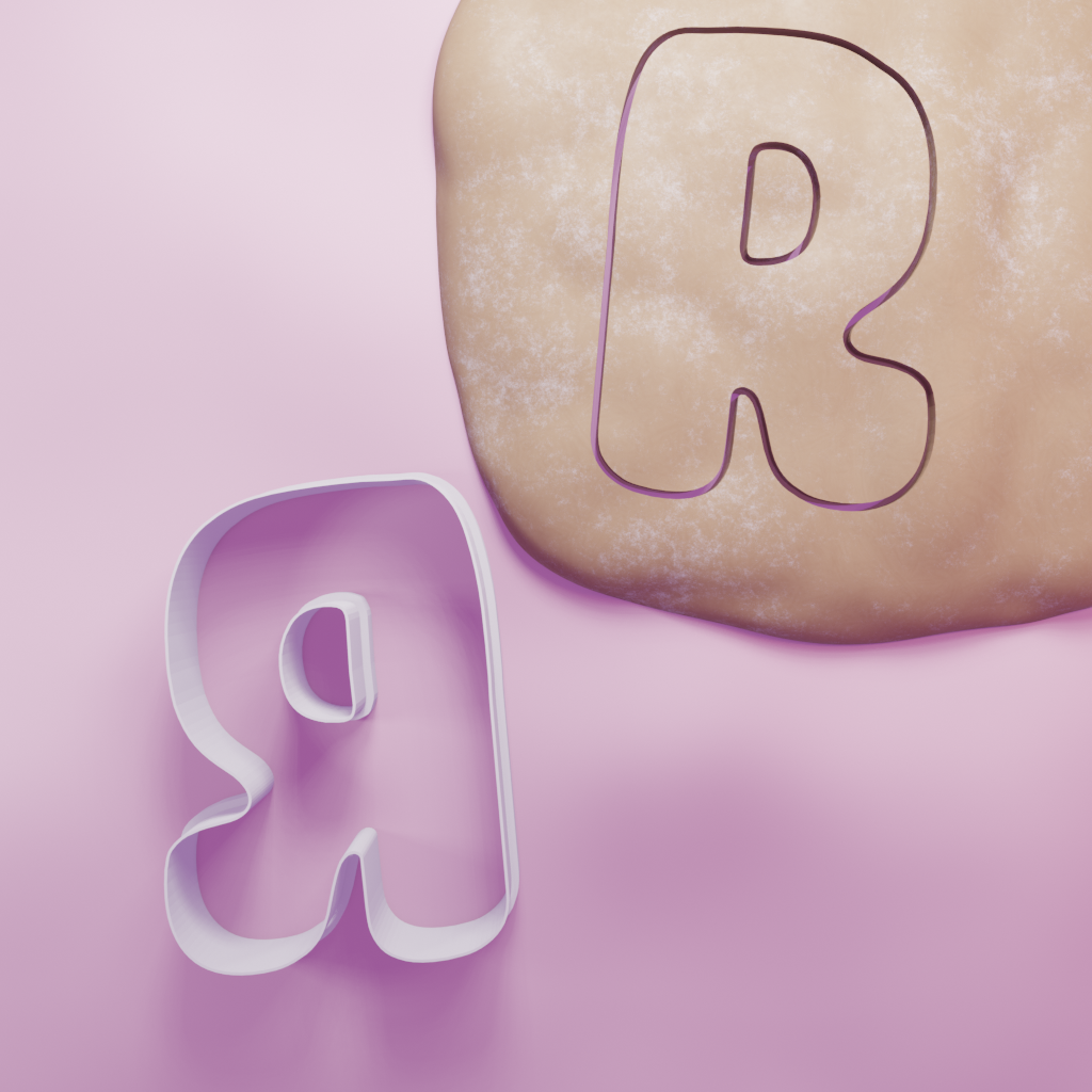 Letter R Cookie Cutter – Alphabet – Cutting About
