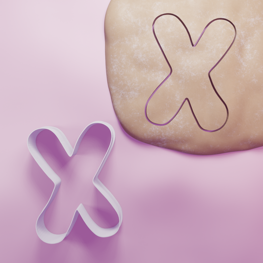 Letter X Cookie Cutter Biscuit dough baking sugar cookie gingerbread
