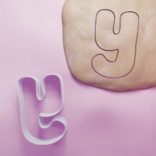 Letter Y Cookie Cutter Biscuit dough baking sugar cookie gingerbread