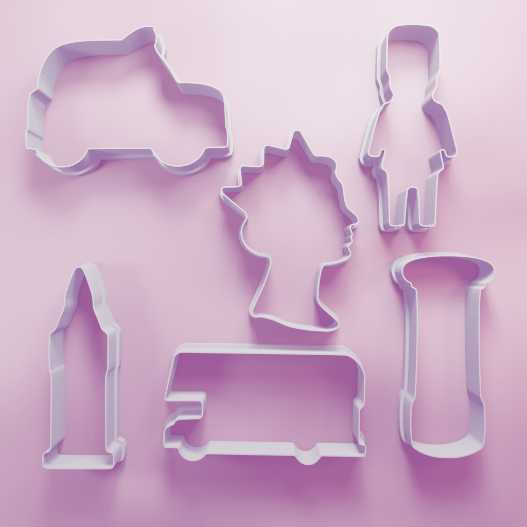 London Pack Cookie Cutters Cutting About
