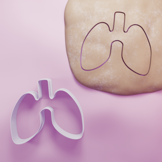 Lungs Cookie Cutter Biscuit dough baking sugar cookie gingerbread