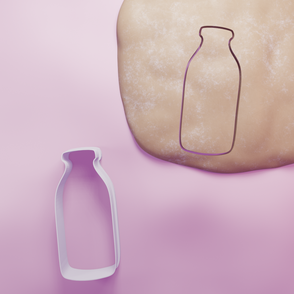 Milk Bottle Cookie Cutter Biscuit dough baking sugar cookie gingerbread