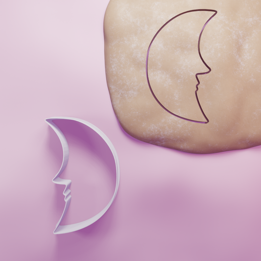 Moonface Cookie Cutter Biscuit dough baking sugar cookie gingerbread