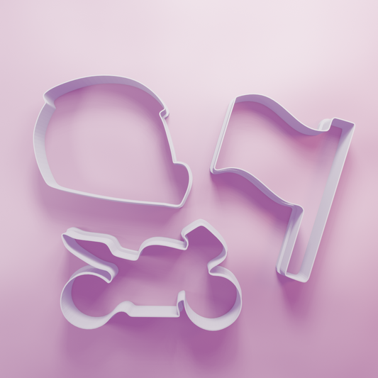 Motorbike Pack – Cookie Cutters Biscuit dough baking sugar cookie gingerbread