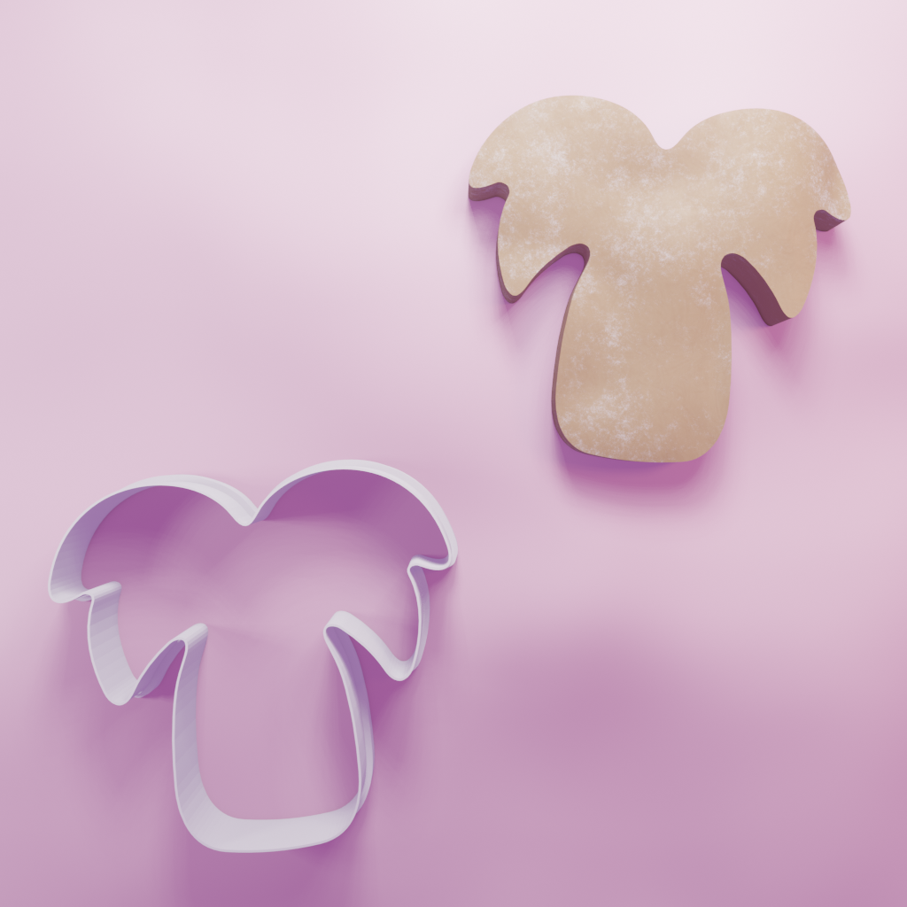Palm tree chubby Cookie Cutter Biscuit dough baking sugar cookie gingerbread