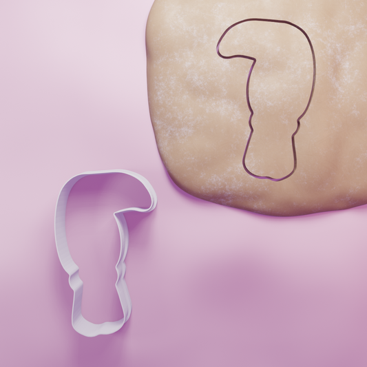 Parrot On Perch Cookie Cutter Biscuit dough baking sugar cookie gingerbread