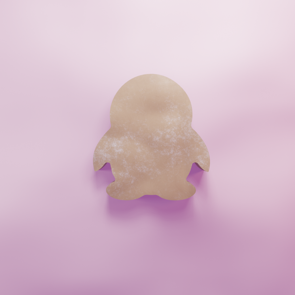 Penguin Cookie Cutter Biscuit dough baking sugar cookie gingerbread