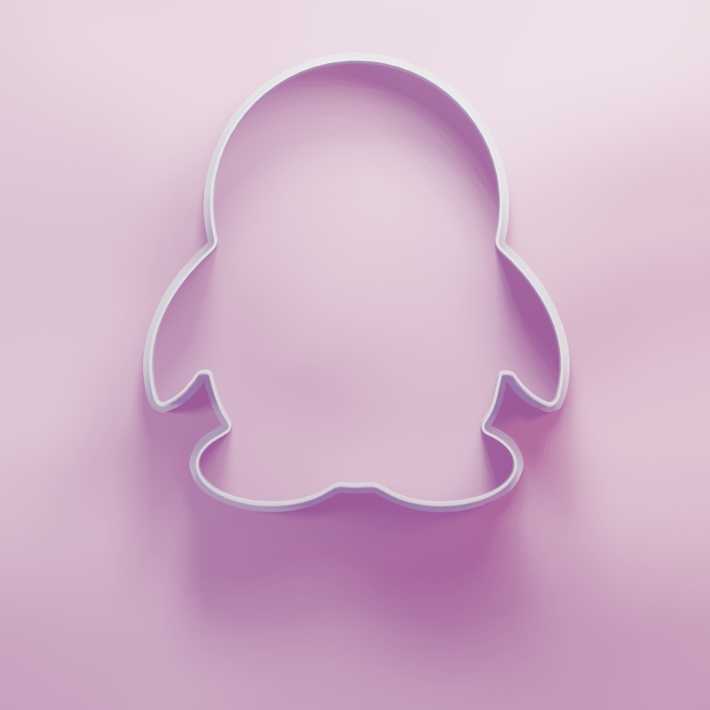 Penguin Cookie Cutter Biscuit dough baking sugar cookie gingerbread