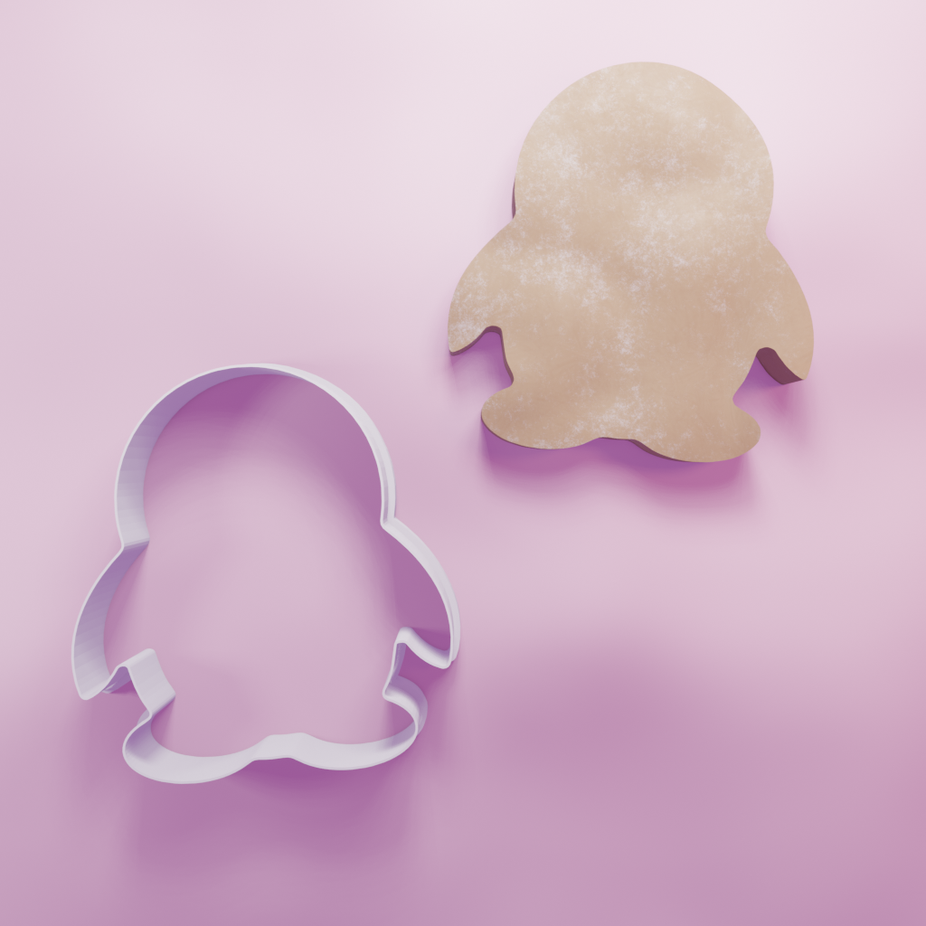 Penguin Cookie Cutter Biscuit dough baking sugar cookie gingerbread