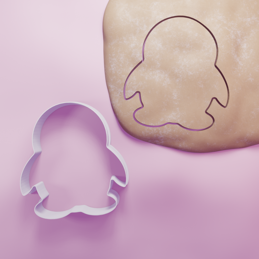 Penguin Cookie Cutter Biscuit dough baking sugar cookie gingerbread