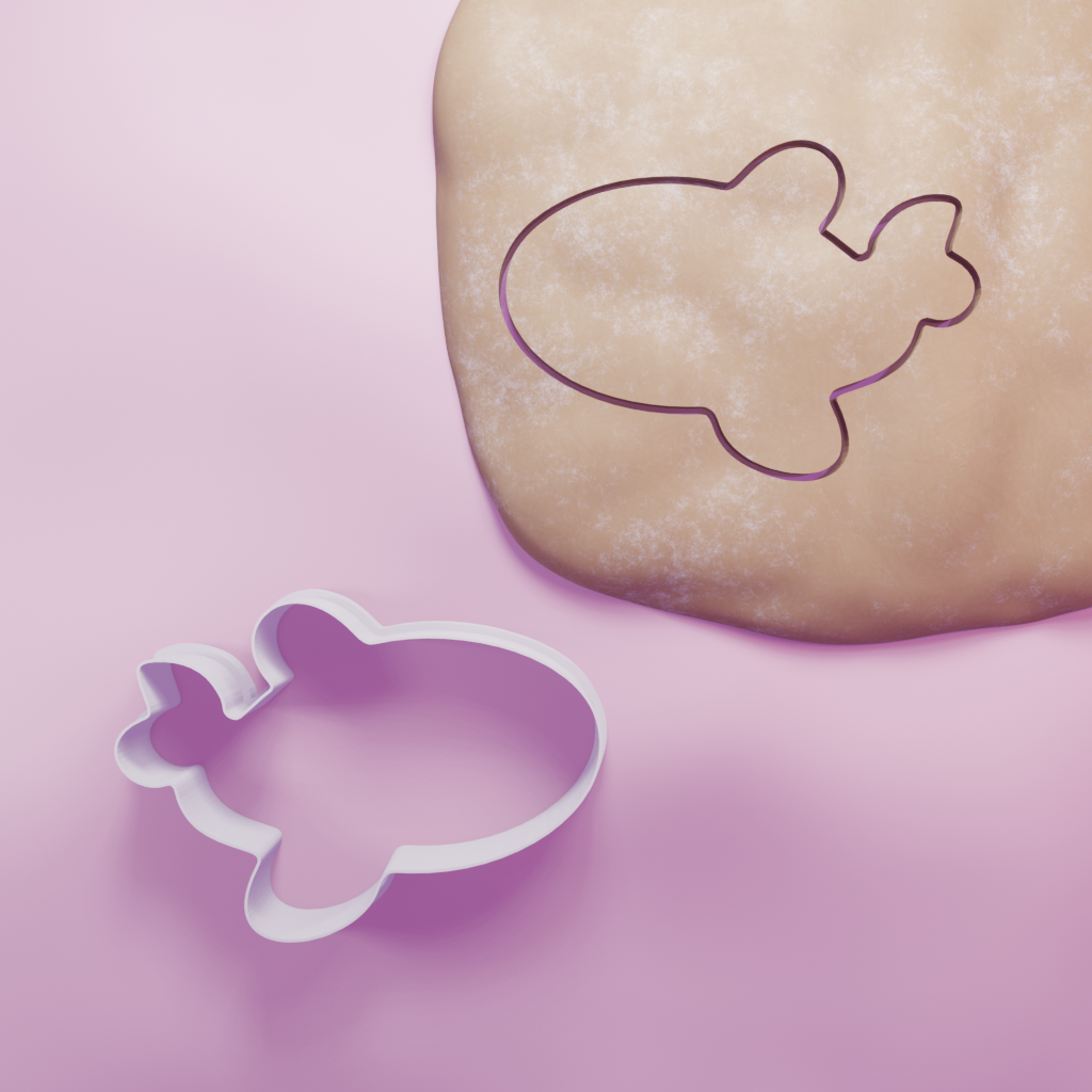 Plane Chubby Cookie Cutter Biscuit dough baking sugar cookie gingerbread