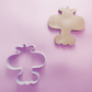 Plane top down Cookie Cutter Biscuit dough baking sugar cookie gingerbread