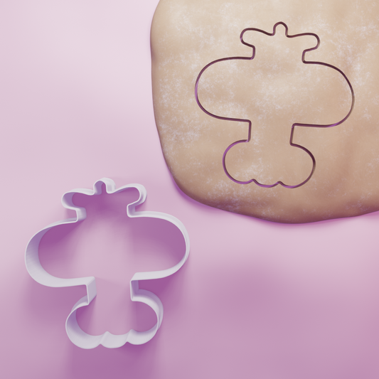Plane top down Cookie Cutter Biscuit dough baking sugar cookie gingerbread