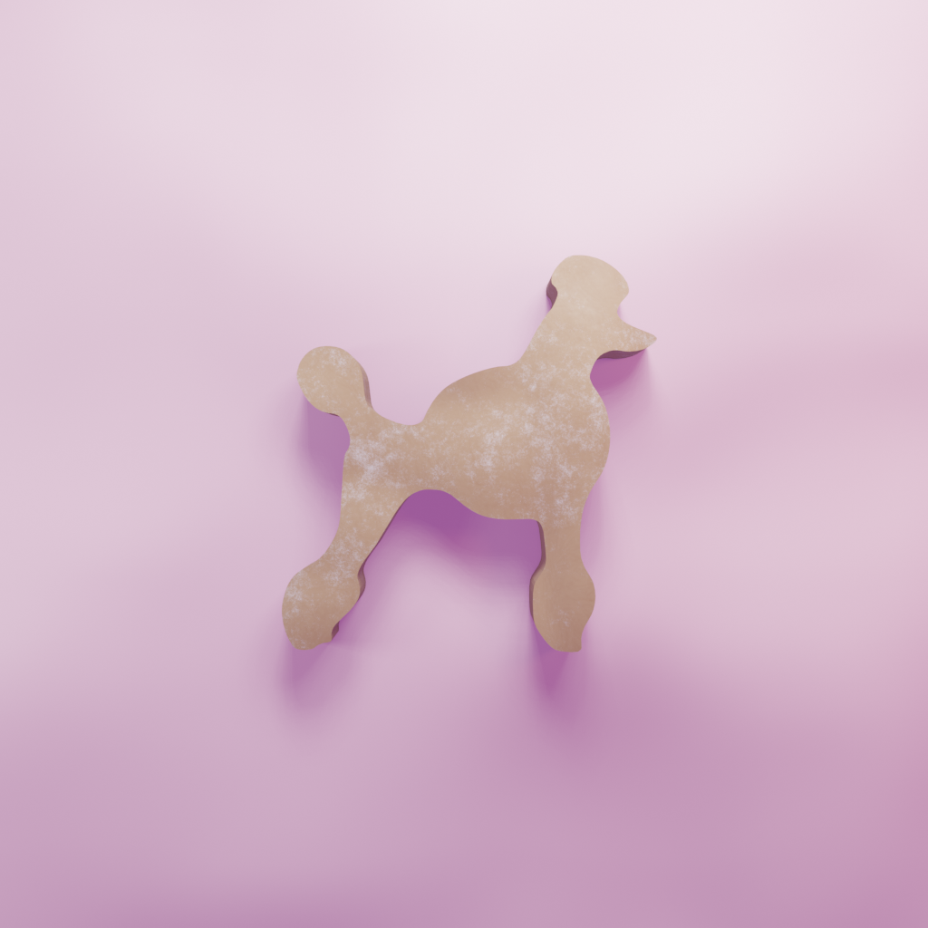 Poodle Cookie Cutter Biscuit dough baking sugar cookie gingerbread