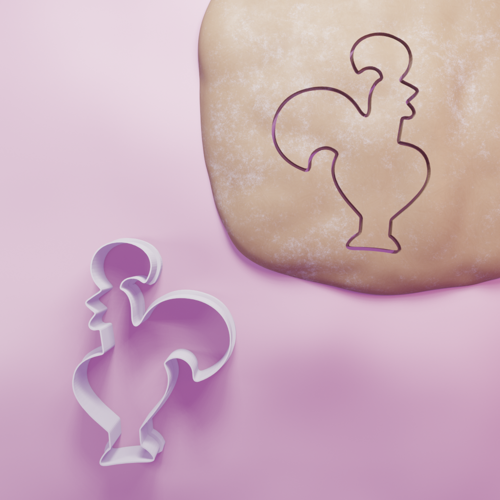 Portugese Chicken Cookie Cutter Biscuit dough baking sugar cookie gingerbread