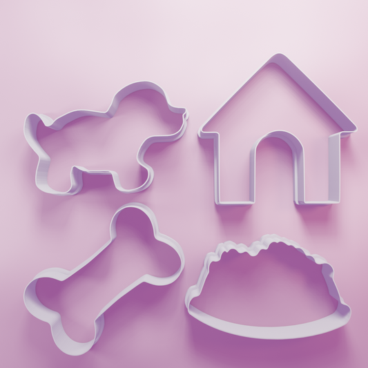 Puppy 2 Dog Pack – Cookie Cutters Biscuit dough baking sugar cookie gingerbread