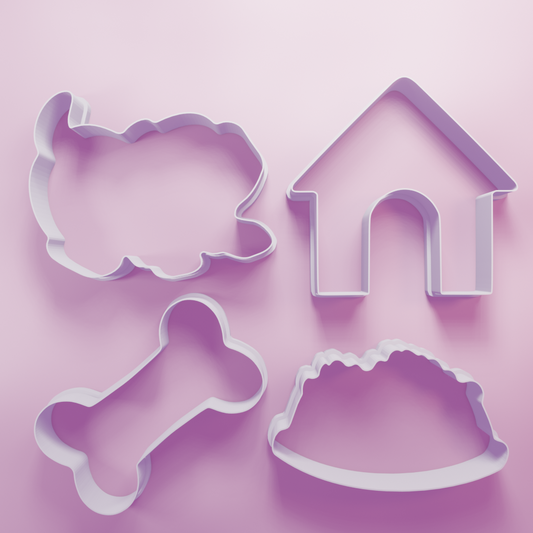 Puppy Tail up Dog Pack – Cookie Cutters Biscuit dough baking sugar cookie gingerbread